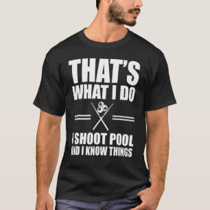 Funny Pool Player Billiards Billiard Ball 1 T-Shirt