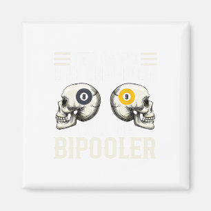 Funny Pool Player Design - For Billiards Fans And Magnet