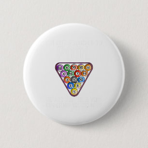 Funny Pool Player Gift For Men Cool Addicted To Bi 6 Cm Round Badge