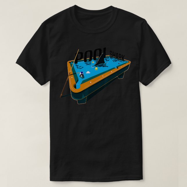Funny Pool Player sPool  for Billiard Lovers  T-Shirt (Design Front)