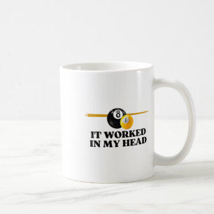 Funny Pool Stick Pool Billiards Coffee Mug