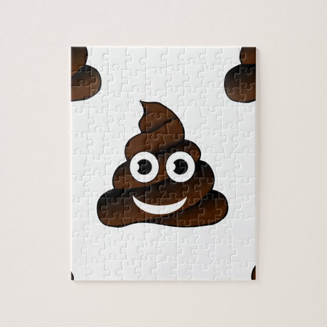 funny poop emoji jigsaw puzzle (Vertical)