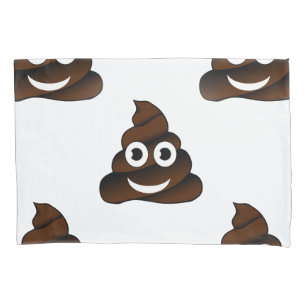 funny poop emoji pillow case pillowcase