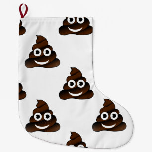funny poop emoji xmas christmas stocking