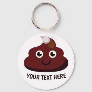 Funny Poop key chain 2 : happy
