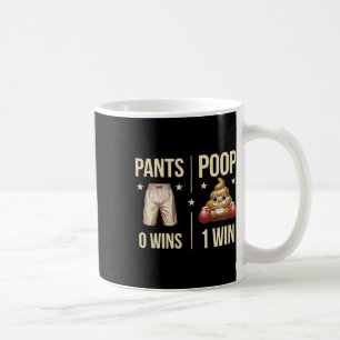 Funny Poop Toilet Humor Poop Boxing Meme Pants 0 P Coffee Mug