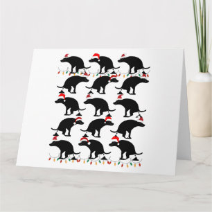 Funny Pooping Christmas Dogs Card