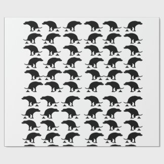 Funny Pooping Dog Pattern Wrapping Paper