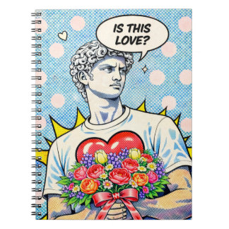 Funny Pop Art Love Notebook