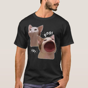 Funny Pop Cat Meme T-Shirt