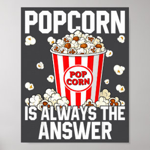 Funny Pop Costume Lover Corn Popcorn Poster