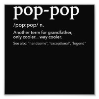 Funny pop-pop for cool grandpa for father's day 