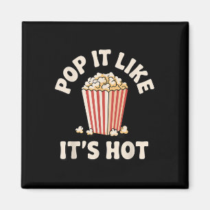 Funny Popcorn Art For Men Women Kids Pop Corn Popc Magnet