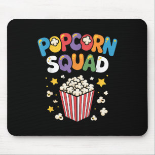 Funny Popcorn Art For Men Women Kids Pop Corn Popc Mouse Mat