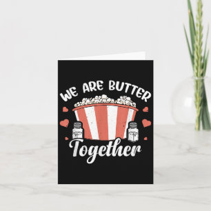 Funny Popcorn Butter Graphic Salty Popped Corn The Card