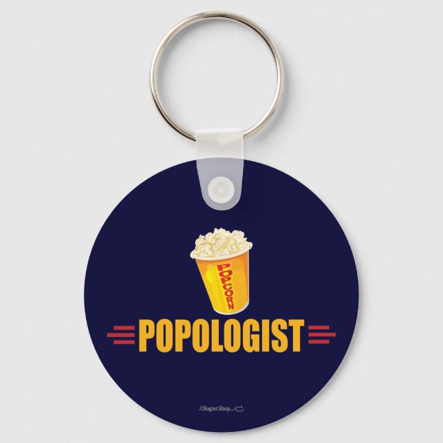 Funny Popcorn Key Ring (Front)