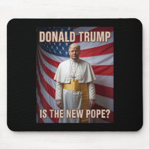Funny Pope &amp; President Donald Trump, Catholic  Mouse Mat