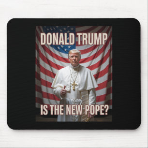 Funny Pope And President Donald Trump5  Mouse Mat