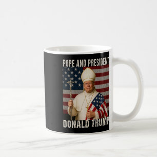 Funny Pope Trump And President Donald Trump Coffee Mug