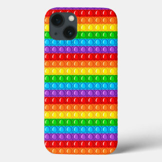 Funny Pops - Pop it Colourful Rainbow iPhone 13 Case