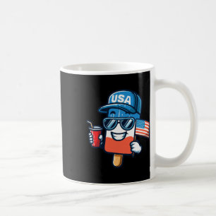 Funny Popsicle 4th Of July Shirt Patriotic America Coffee Mug