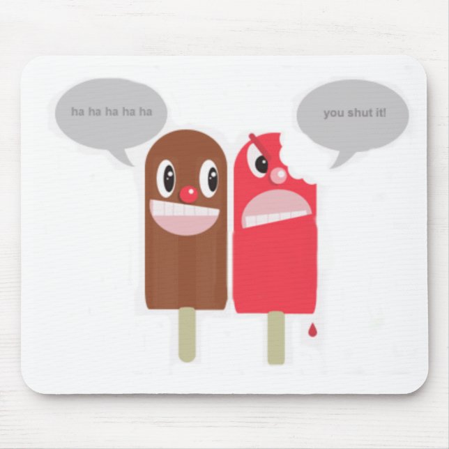 funny popsicle mouse mat (Front)