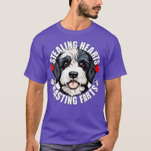 Funny Portuguese Water Dog Stealing Hearts Blastin T-Shirt
