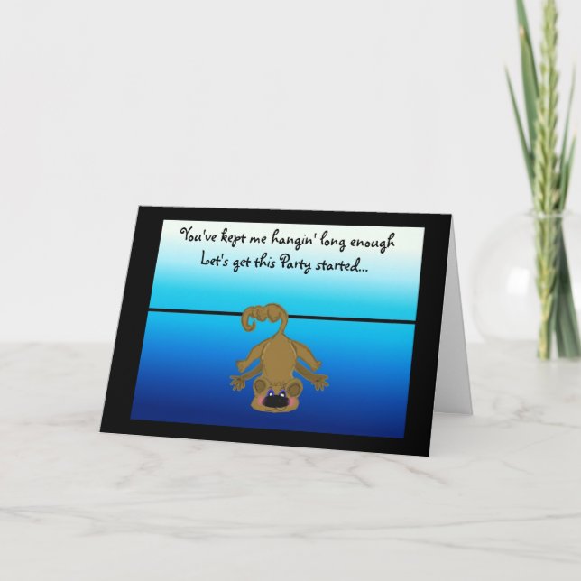 Funny Possum Birthday Card (Front)