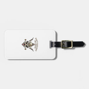 Funny Possum Jesus Vintage Engraving Shirt Design_ Luggage Tag