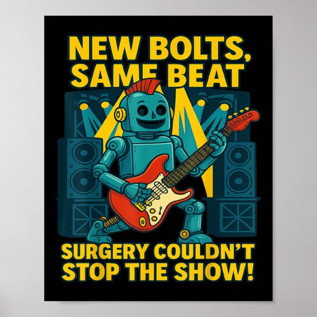 Funny Post Opt Scoliosis Surgery Recovery Kid Clot Poster (Front)