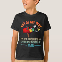 Funny Postal Worker Art For Men Women Mail Man Mai
