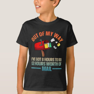 Funny Postal Worker Art For Men Women Mail Man Mai T-Shirt