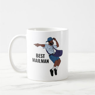 Funny Postal Worker Dancing Mailman Appreciation Coffee Mug