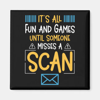 Funny Postal Worker Mailman Magnet