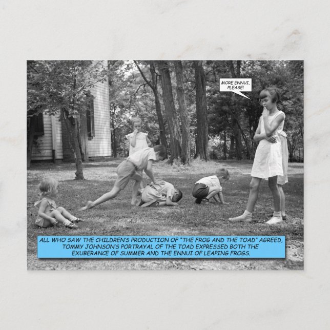 Funny Postcard - Leapfrog (Front)