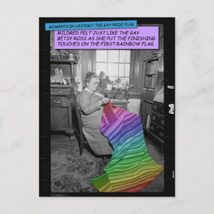 Funny Postcard - Mildred, the Gay Betsy Ross
