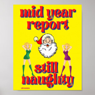 funny poster  "STILL NAUGHTY"