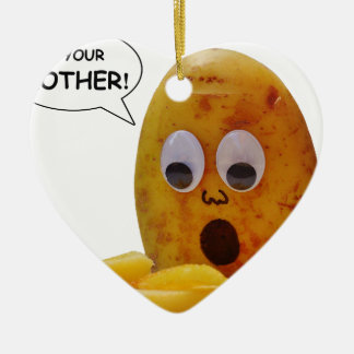 Funny  Potato Ceramic Tree Decoration