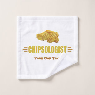 Funny Potato Chip Lovers Wash Cloth