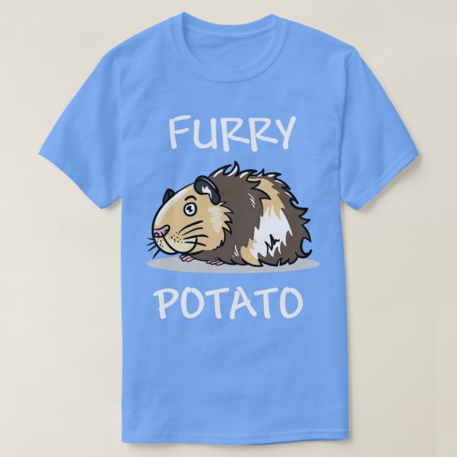 Funny Potato Guinea Pig T-Shirt (Design Front)
