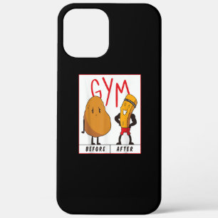 Funny Potato Gym Before After Workout Gift Fitness iPhone 12 Pro Max Case