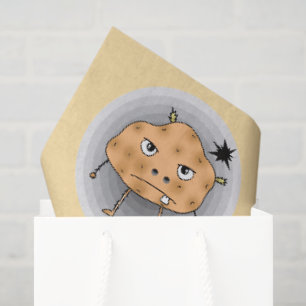 Funny Potato Happy Birthday Face Tissue Paper