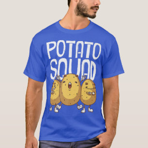 Funny Potato Squad Gift For Men Women Cool Vegetar T-Shirt