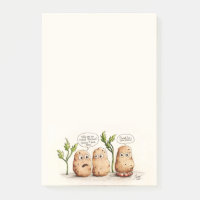 Funny Potatoe Pun Post-it Notes