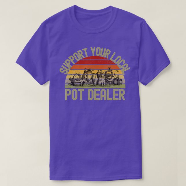 Funny Pottery Gift For Pot Dealer Men Women Potter T-Shirt (Design Front)