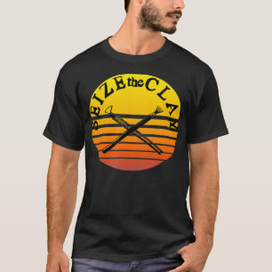 Funny Pottery Pun Seize the Clay Retro Sun T-Shirt
