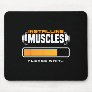 Funny Powerlifting Weight Training Lifting Mouse Mat