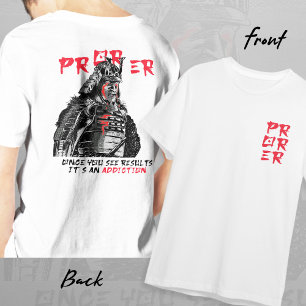 Funny, PR OR ER Gym Weight Lifting, Front and Back T-Shirt