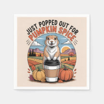Funny Prairie Dog Fall Pumpkin Spice Humour