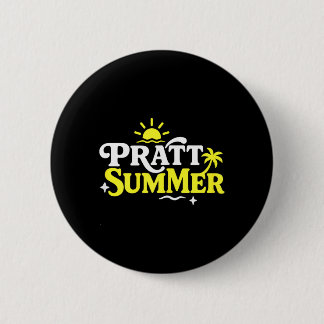 Funny Pratt Summer Graphic Design 6 Cm Round Badge